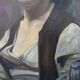 Fred Neumann After Jean Baptiste Camille Corot, The Woman with the Pearl, 1980s, Oil on Canvas