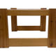 Vintage coffee table pinewood minimalist 1960s