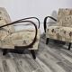 Vintage Armchairs from Jindrich Halabala, 1940s, Set of 2