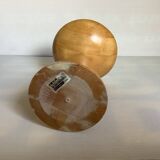 Scandinavian style wooden candle holder