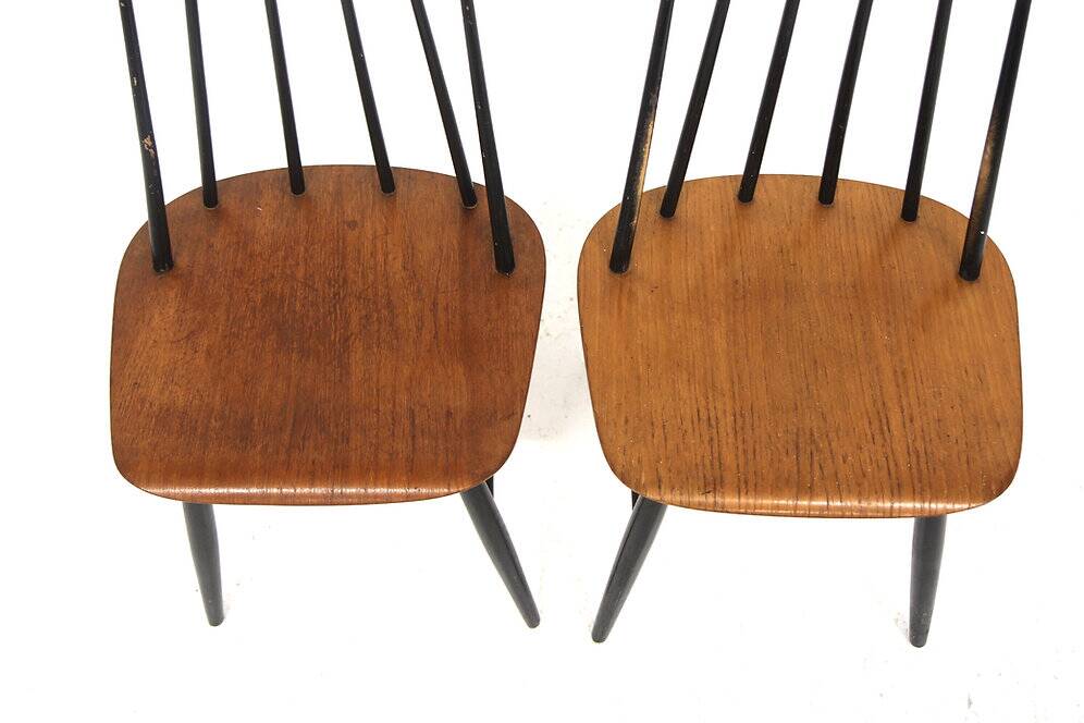Set de 2 chaises scandinave "Fanett" par Ilmari Tapiovaara, Suède, 1960