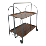 Mid-century foldable serving trolley from bremshey solingen,1960s