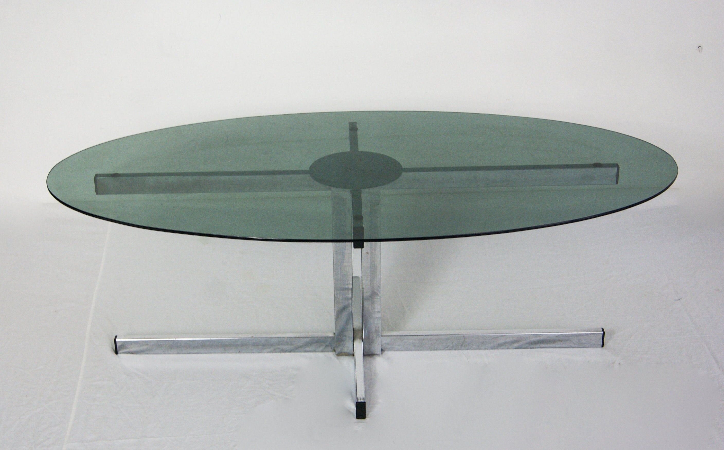 PIEFF Coffee Table Chrome & Glass
