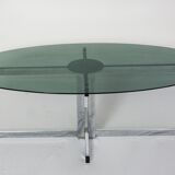 PIEFF Coffee Table Chrome & Glass