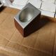 45 metal and wood candle holders