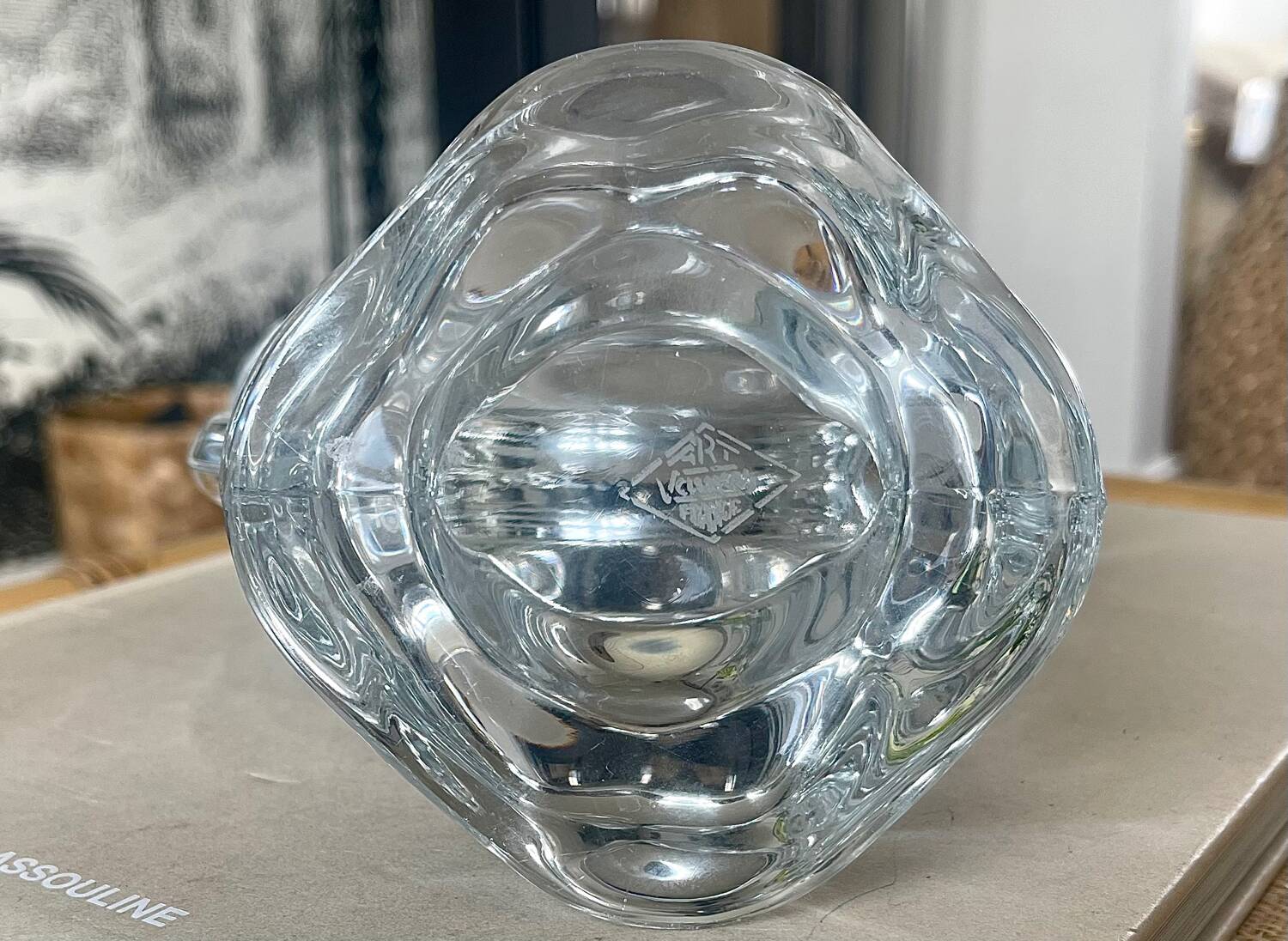 Crystal candle holder 1950.