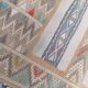 Old oriental carpet, kilim, 50s - 206 x 125cm