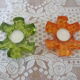 Candle holder shape puzzle piece