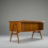 Mid-Century Danish Teak Desk by Svend Åge Madsen for Sigurd Hansen, 1950s