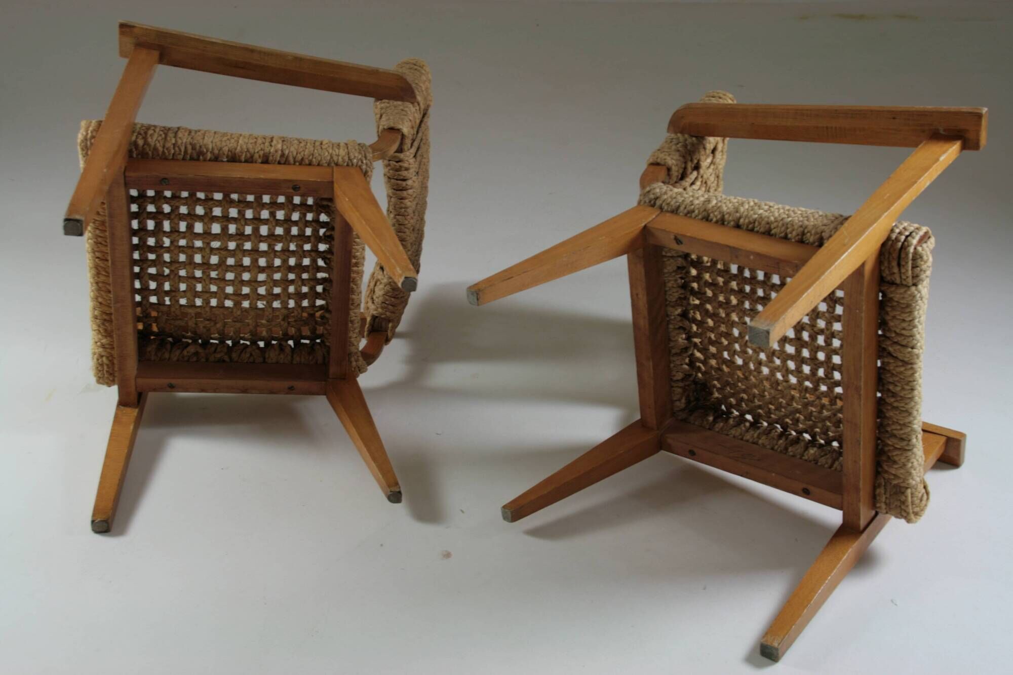 Pair of bridge armchairs Vibo, 1950s France