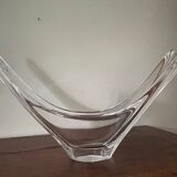 Crystal fruit bowl signed Daum France