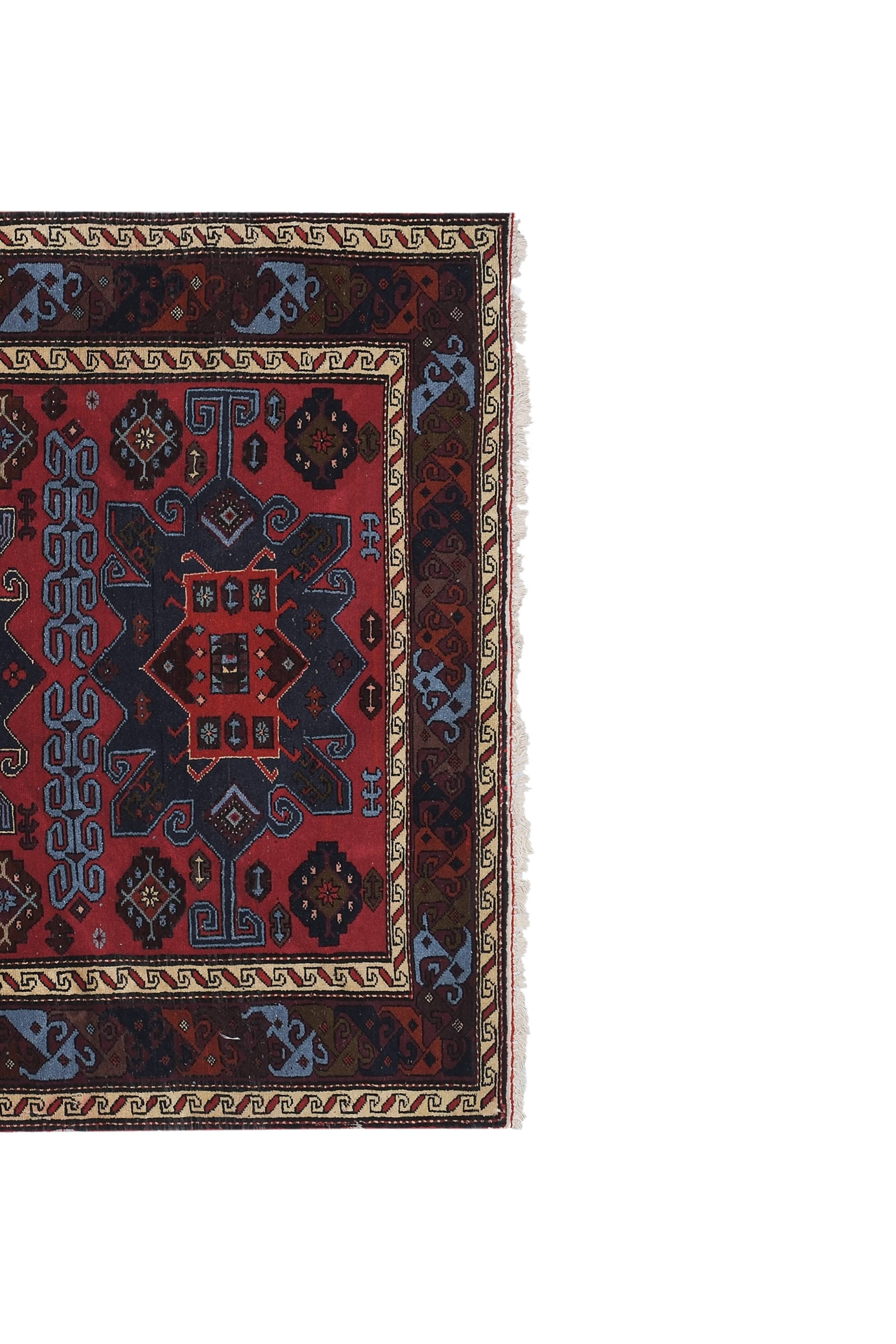 Vintage Turkish Oushak Handwoven Rug 130x173 cm