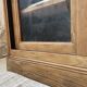 Oak sideboard with glass doors