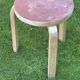 Alvar Aalto Artek Stool 60 Finland 1950s Vintage Birch Original Patina