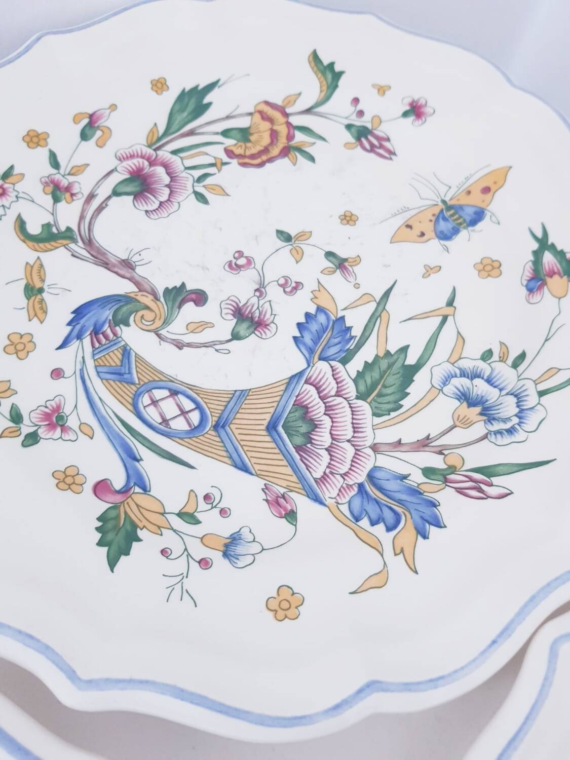 Lot de 7 assiettes Gien - modèle Corne d'abondance