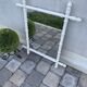 Vintage bamboo mirror 71x61cm