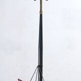 Vistosi Mid-Century Modern "Incamiciato" Murano Glass Italian Floor Lamp,50