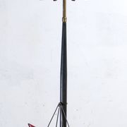 Vistosi Mid-Century Modern "Incamiciato" Murano Glass Italian Floor Lamp,50
