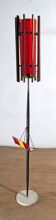 Vistosi Mid-Century Modern "Incamiciato" Murano Glass Italian Floor Lamp,50
