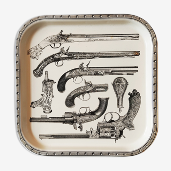 Plateau Guns design Piero Fornasetti 1968