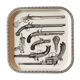 Plateau Guns design Piero Fornasetti 1968