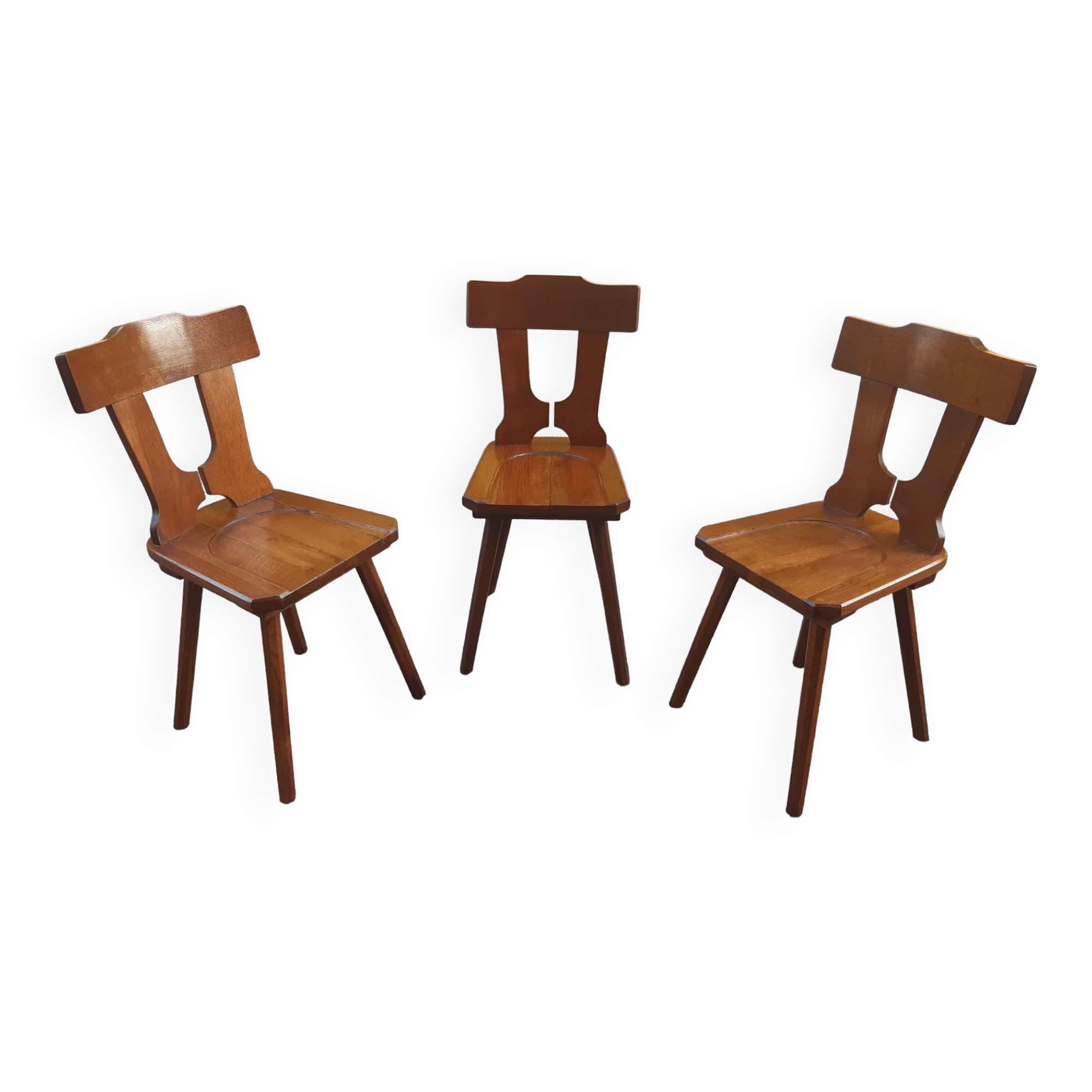 Brutalist bistro chairs from the 70s