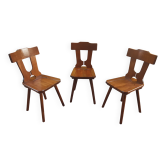 Brutalist bistro chairs from the 70s