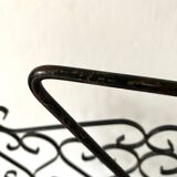 Wrought iron magazine rack from the 50s