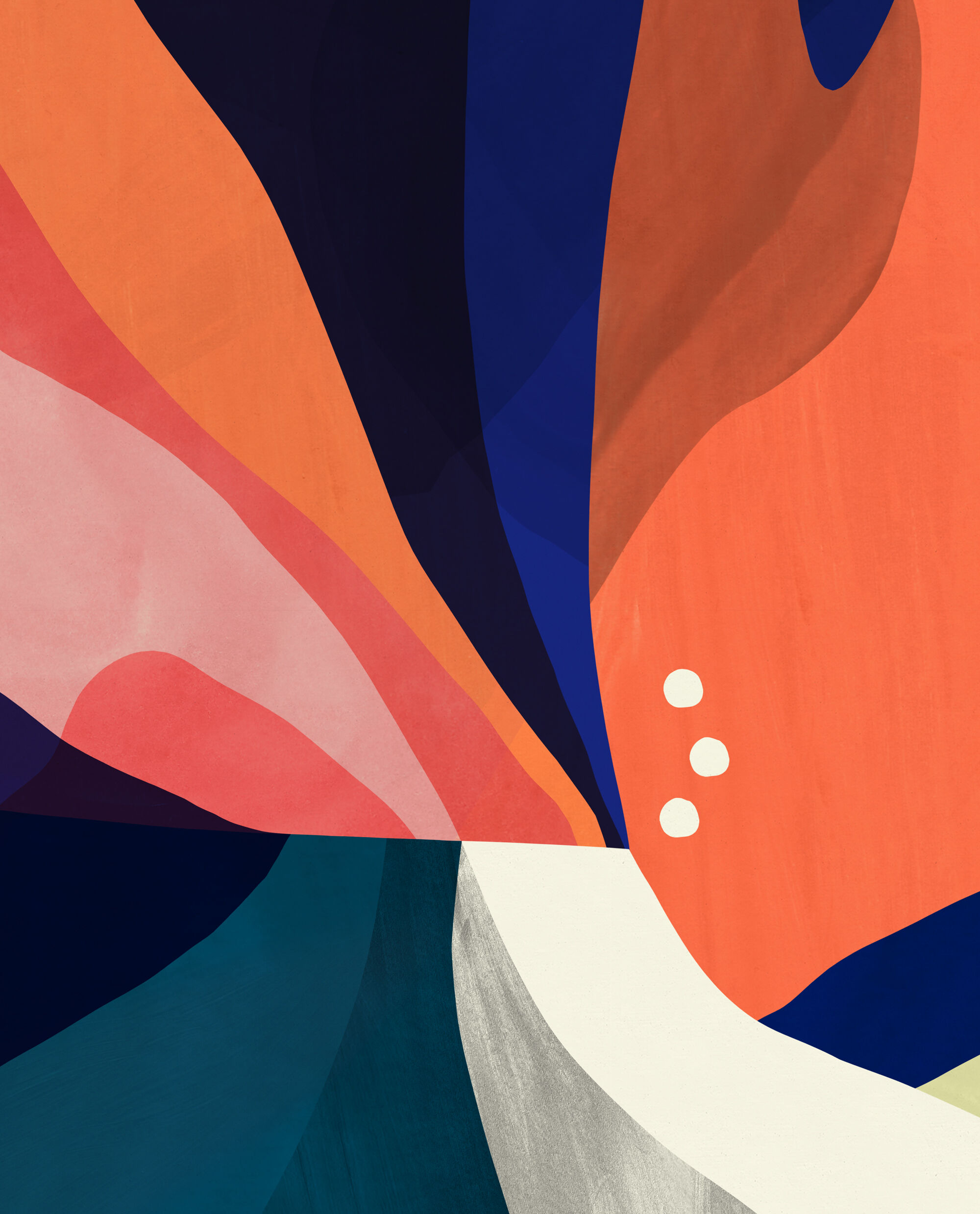 Art poster printemps bleu 50×70 cm