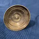 Old Louis-style brass candlestick