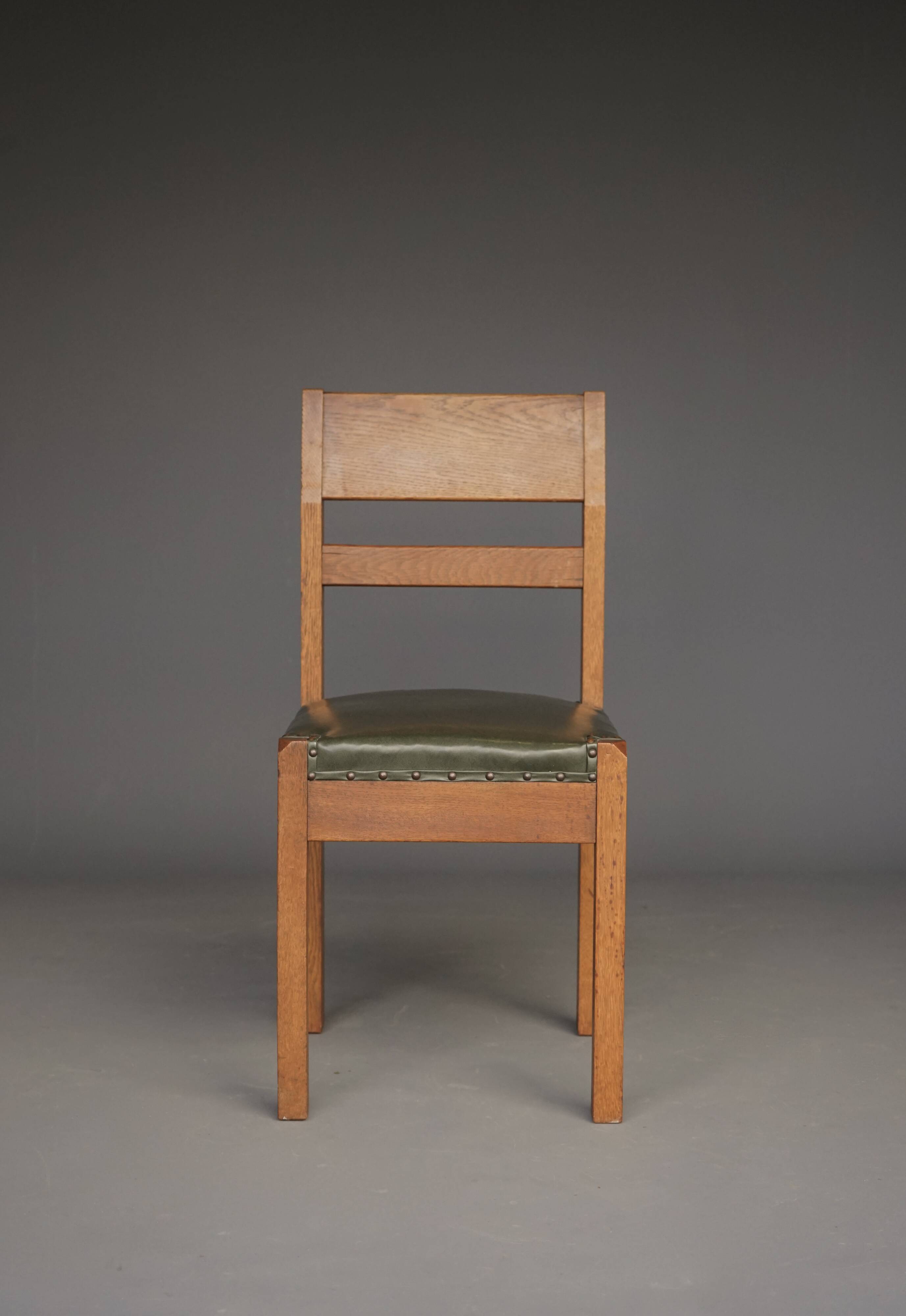 Modernist Side Chairs by Piet Klaarhamer, 1917, Set of 2