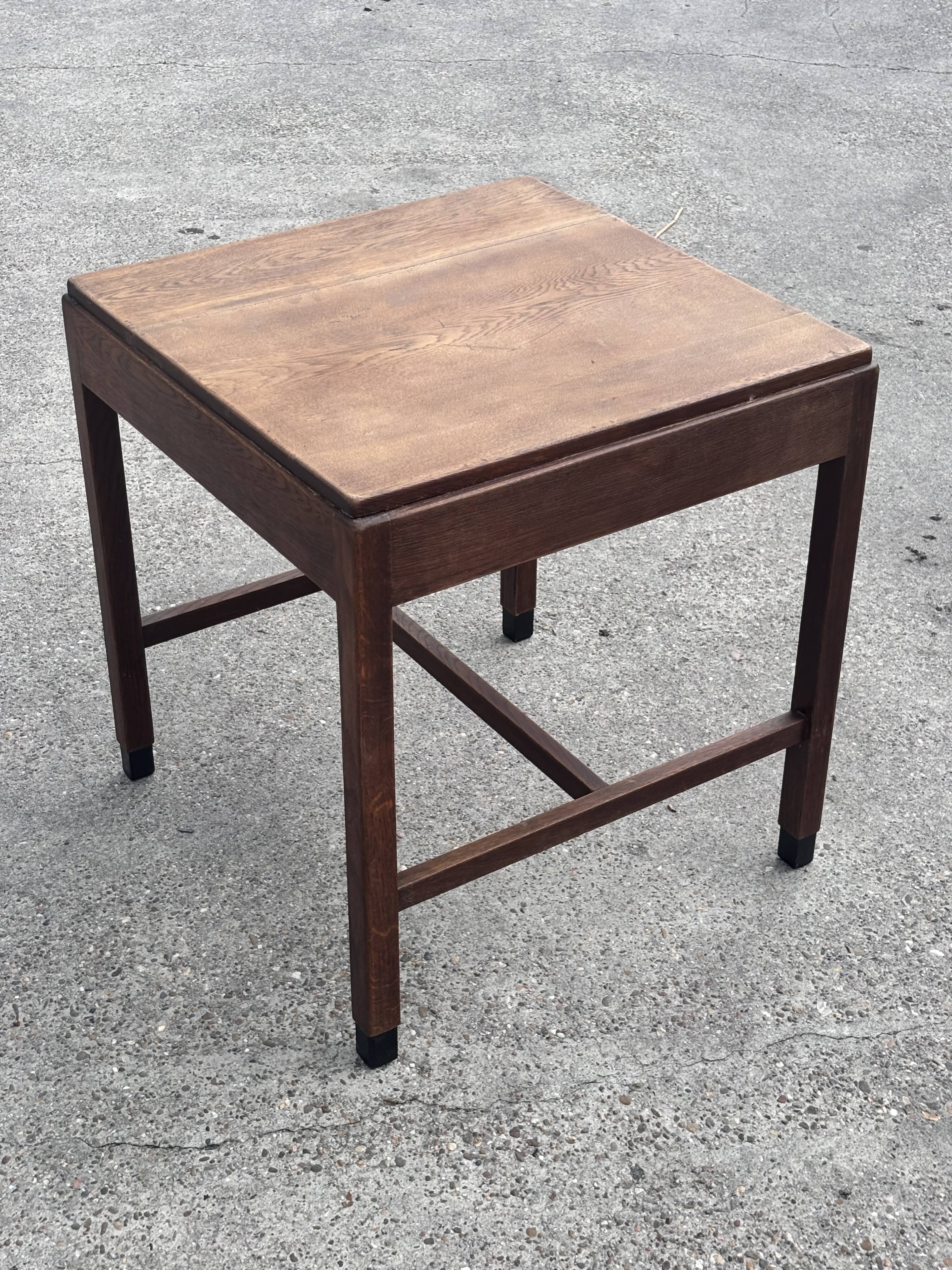 Art Deco Amsterdam School Side Table Minimalist Table Dutch Design
