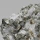 Duo pyrite & quartz cristallin — sculptures minérales sur socles