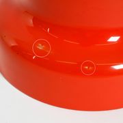 Large original 1960s red Bumling ceiling lamp by Anders Pehrson for Ateljé