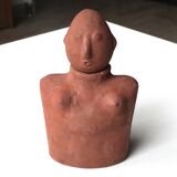 Mexican terracotta bust, 70s