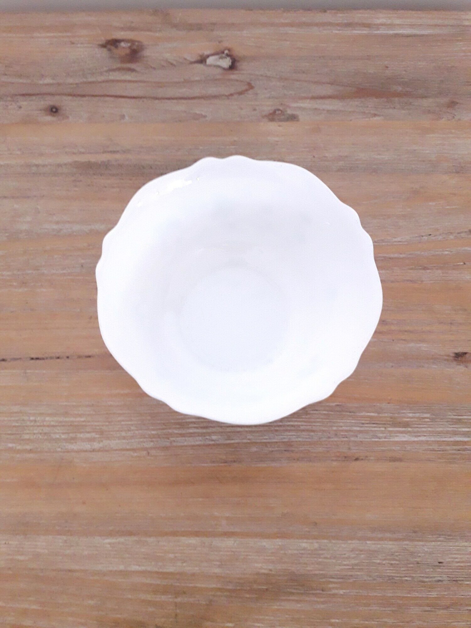 Vintage salad bowl arcopal france - model véronica myosotis - 1970