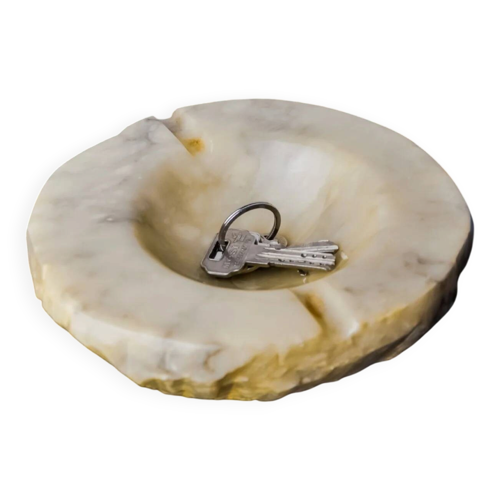 Alabaster ashtray by Romano Bianchi, Italy, circa 1970s