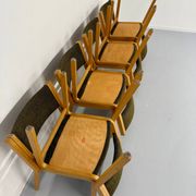 Set of 8 Thygesen and Sorensen / Magnus Olesen designer chairs from the 70s