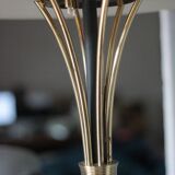 1950s floor lamp published by Maison Arlus, vintage standing lamp.