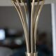 1950s floor lamp published by Maison Arlus, vintage standing lamp.