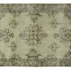 ONE-OF-A-KIND TURKISH HANDWOVEN VINTAGE RUG - RUSTIC VINTAGE CHARM 203X 111