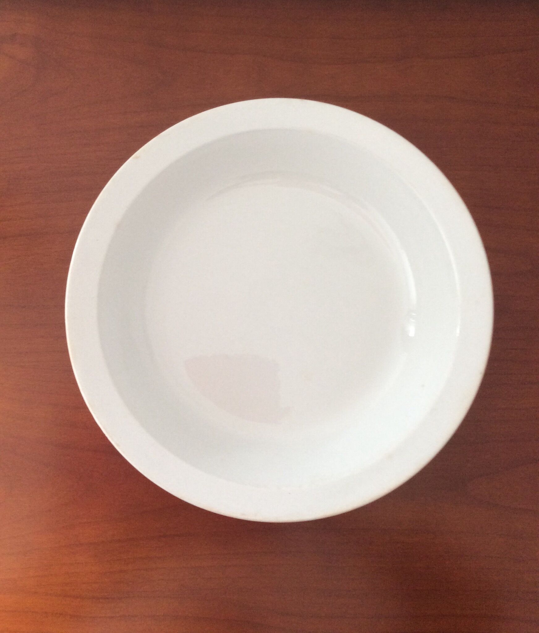Old hollow dish round earthenware choisy le roi