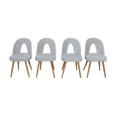4 chaises de salle à manger par Antonín Šuman pour Tatra, années 1960