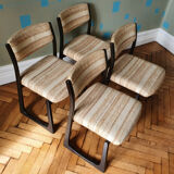 Seventies sled chairs