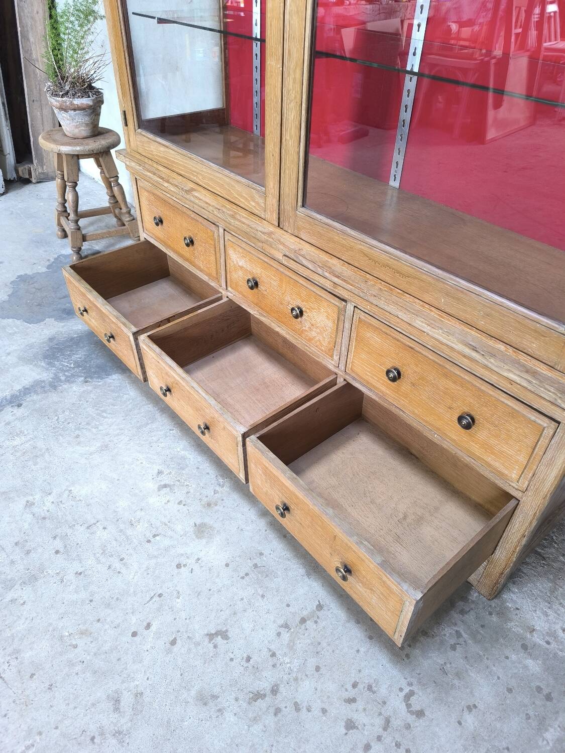 1950s trade furniture display case