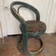 Fauteuil en rotin vintage