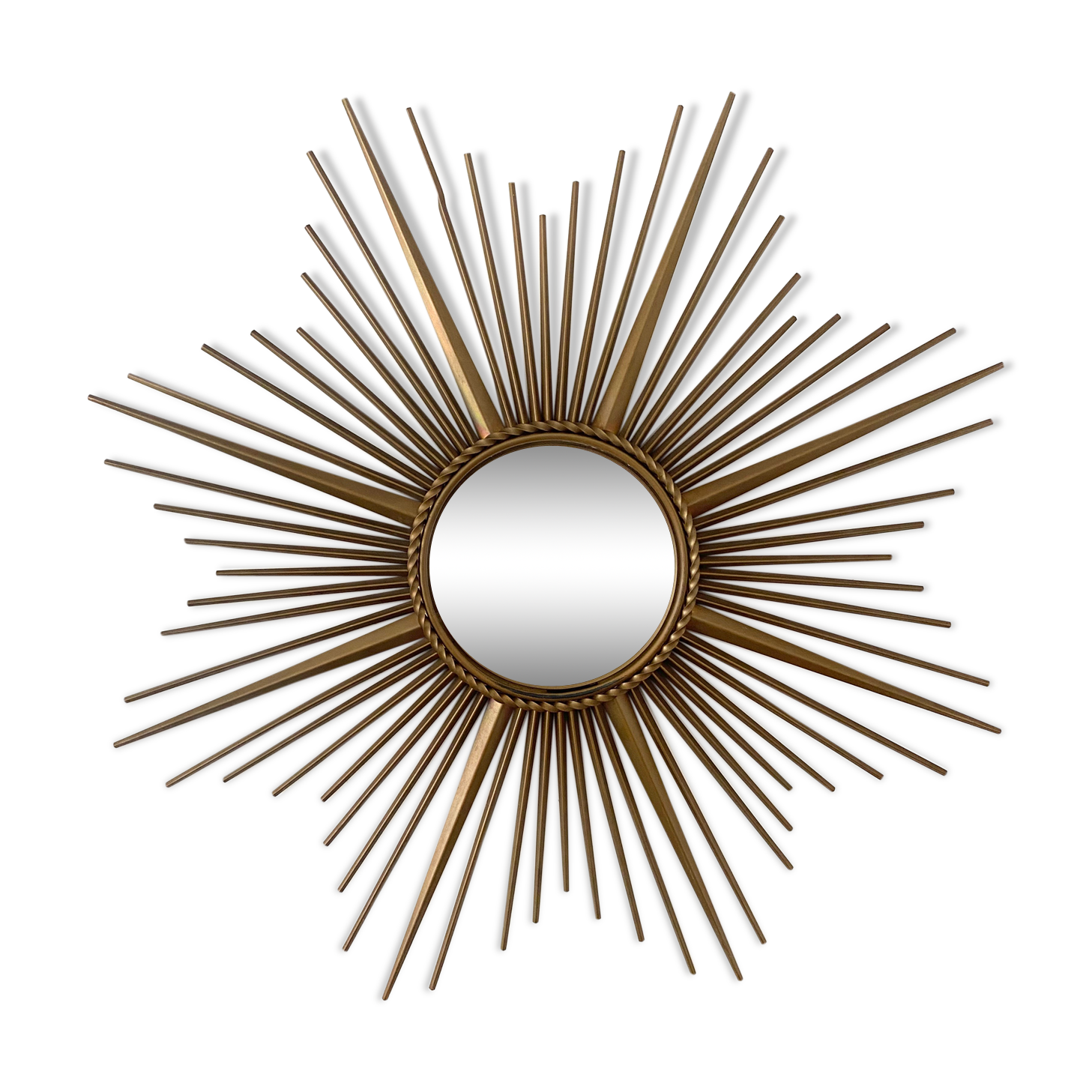 Mirror Chaty Vallauris vintage witch's eye 91cm