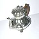 English pewter teapot Sheffield goldsmith Shaw & Fischer 1900