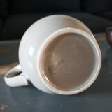Taupe grey ceramic pitcher