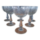 6 coupes  à champagne années 1900/1903 guilloches